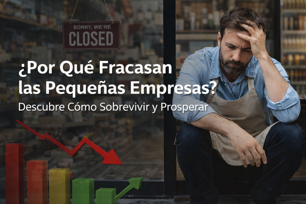 Pequeño empresario enfrentando fracaso empresarial